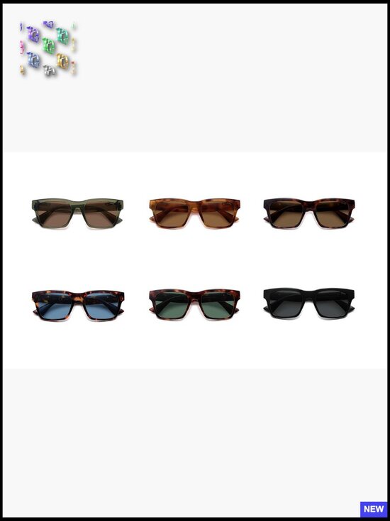 Trendy Polarized Square Sunglasses UV400 Retro 70s 80s 90s Shades Unisex